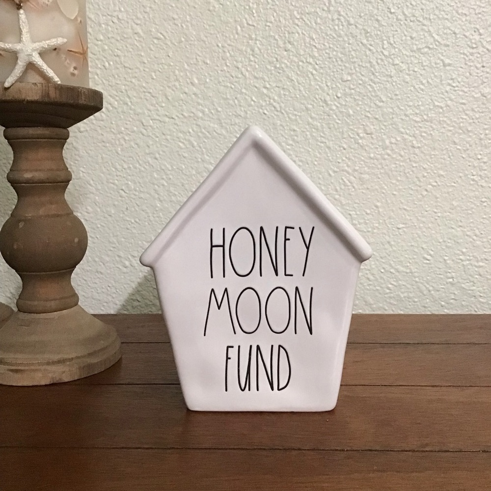 Rae Dunn Honeymoon Fund Piggy Bank NWOT